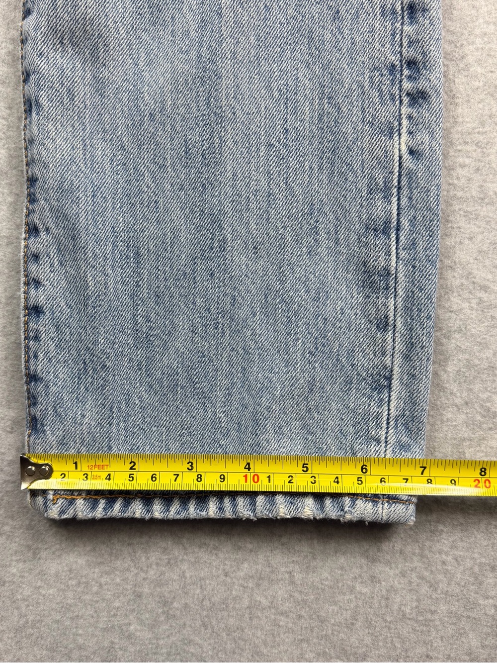 Levi's 501 Original Straight Leg Jeans Medium Wash Blue Denim Mens W29 L30 - Picture 10 of 10
